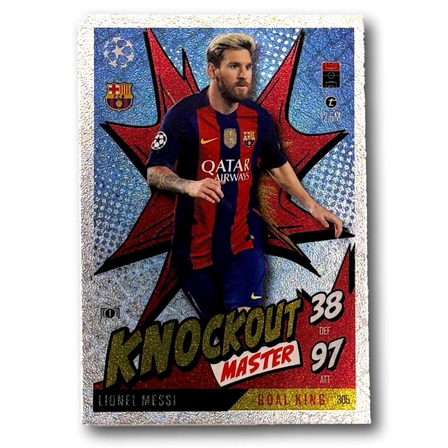 Topps Match Attax Extra 2024/25 - Goal King / Knockout Master - Lionel Messi