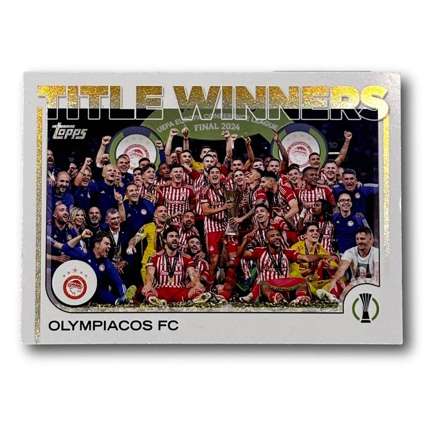Compétition des clubs UEFA Topps 2024/25 - Vainqueur du titre - Olympiacos Le Pirée