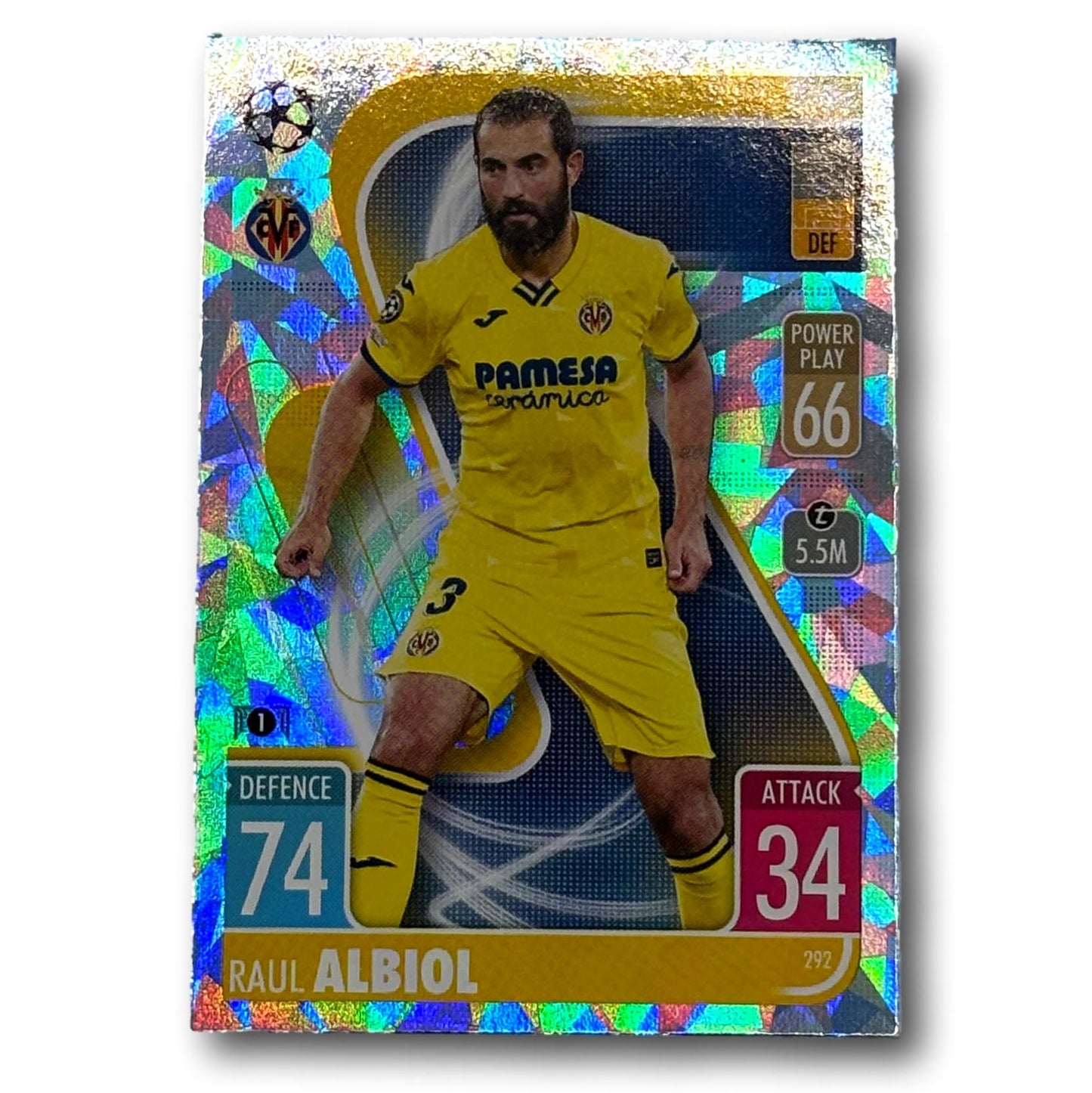 Topps Match Attax 2021/22 - Crystal Parallel - Raul Albiol