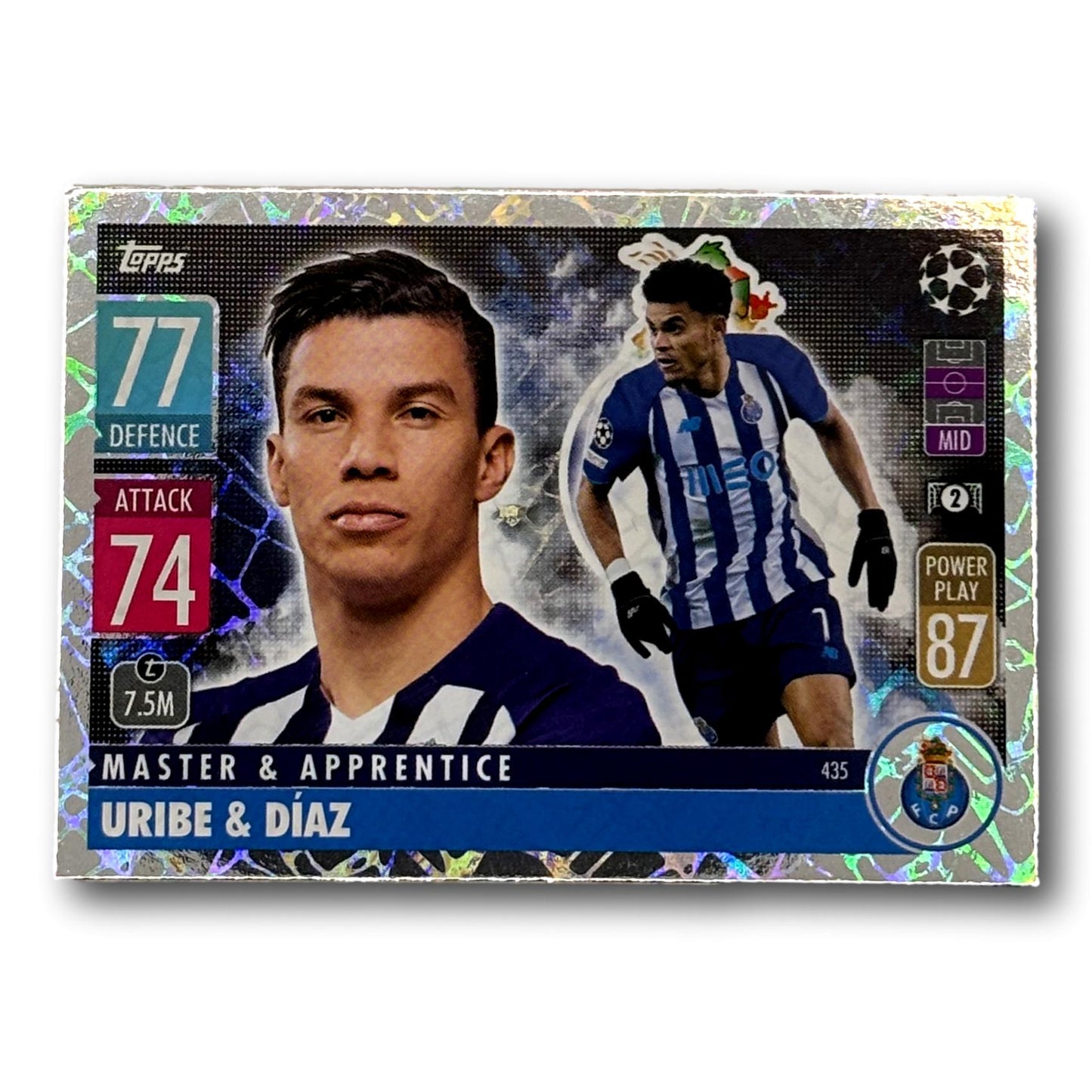 Topps Champions League 2021/2022 - Maître et Apprenti - Uribe et Díaz
