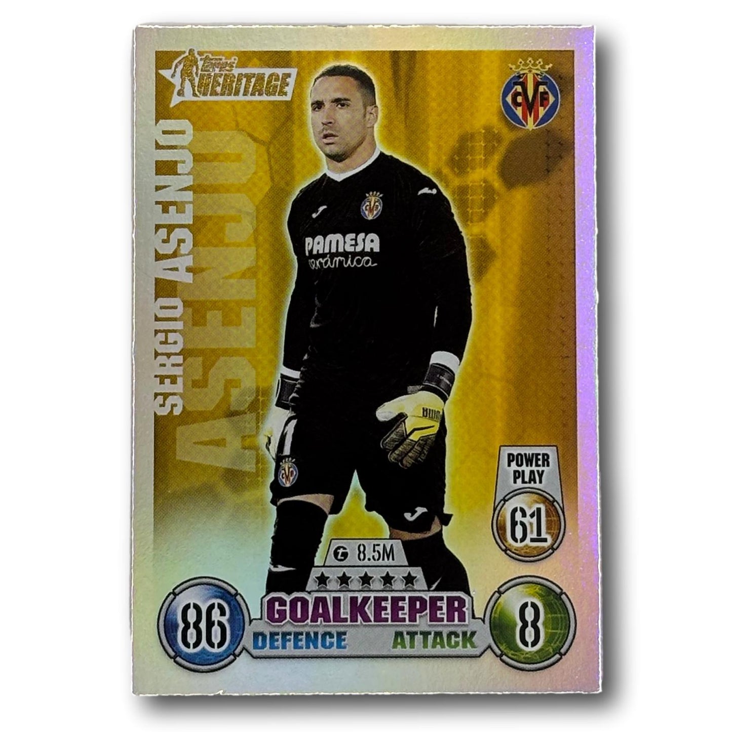 Topps Match Attax 2021/22 Heritage - Gardien de but - Sergio Asenjo