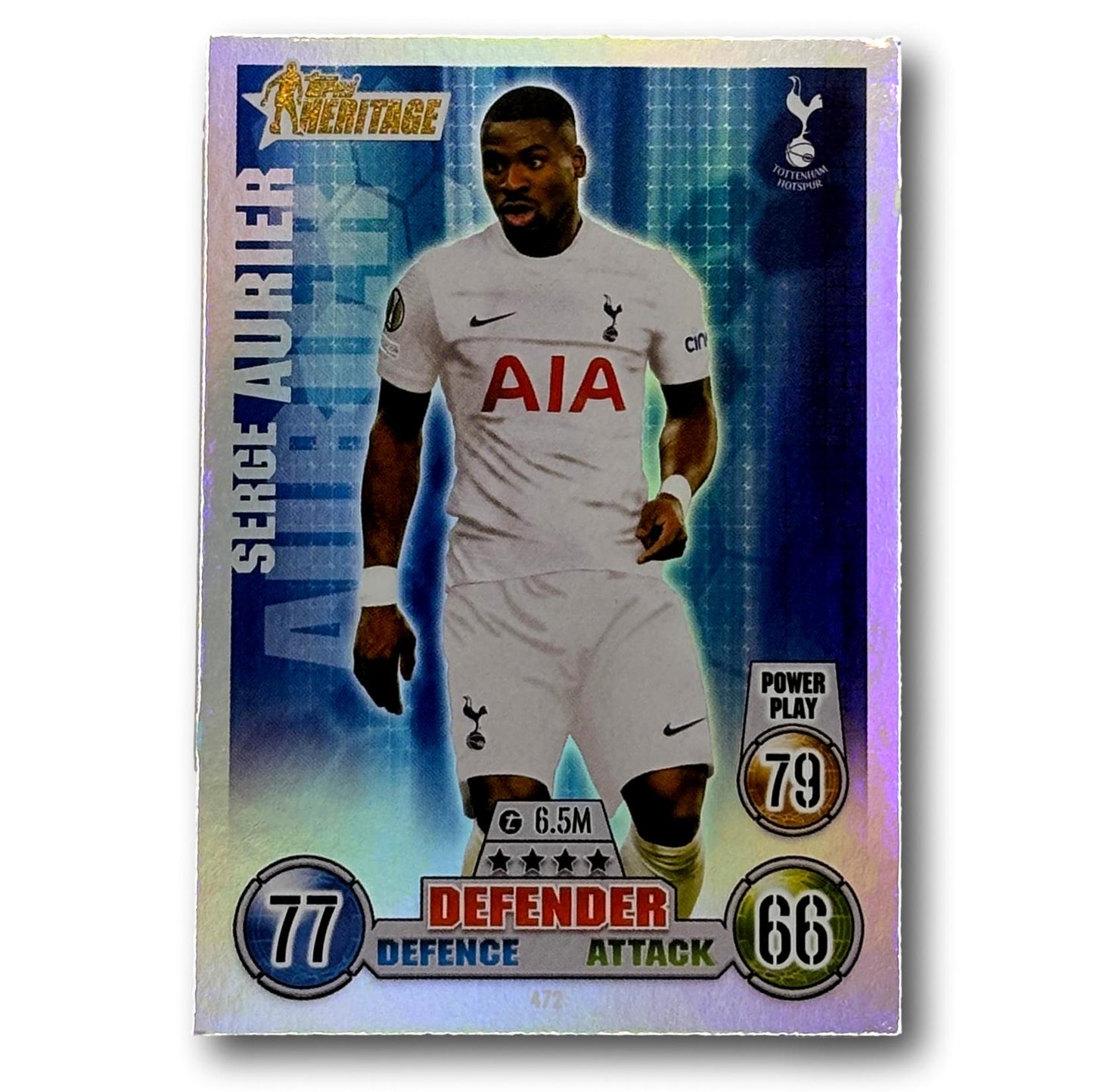 Topps Match Attax 2021/22 Heritage - Défenseur - Serge Aurier
