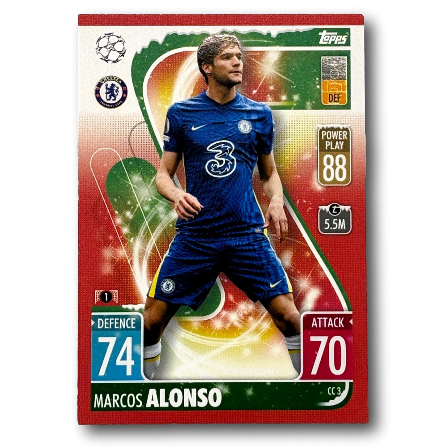 Topps Match Attax Festive Cards 2021/22 - Marcos Alonso
