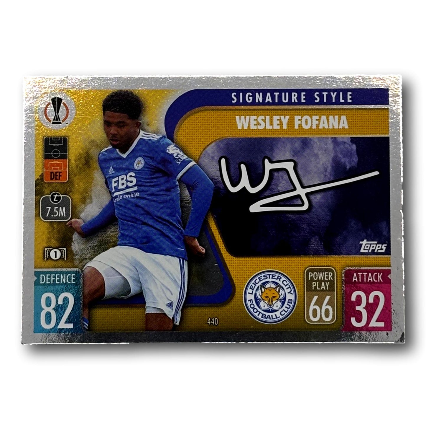 Topps Match Attax 2021/22 - Style Signature - Wesley Fofana
