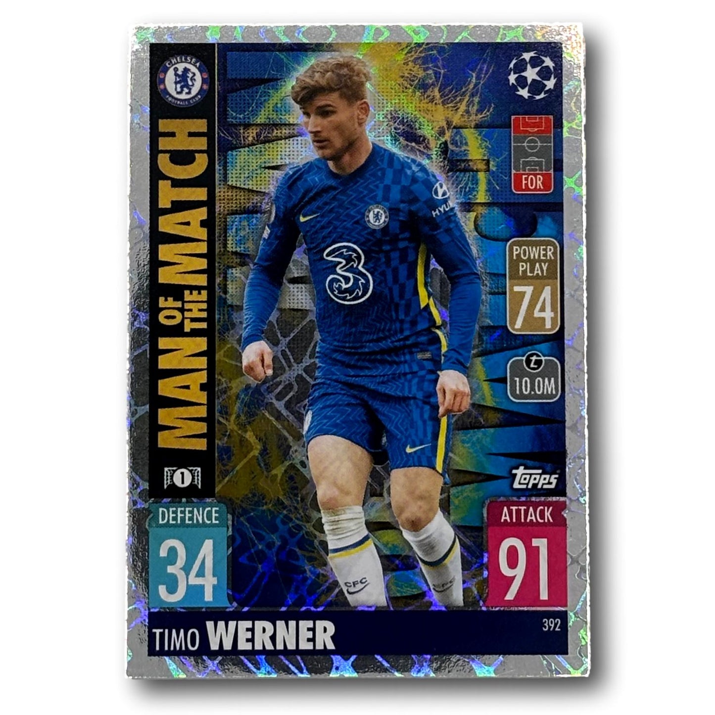 Topps Match Attax 2021/22 - Homme du match - Timo Werner