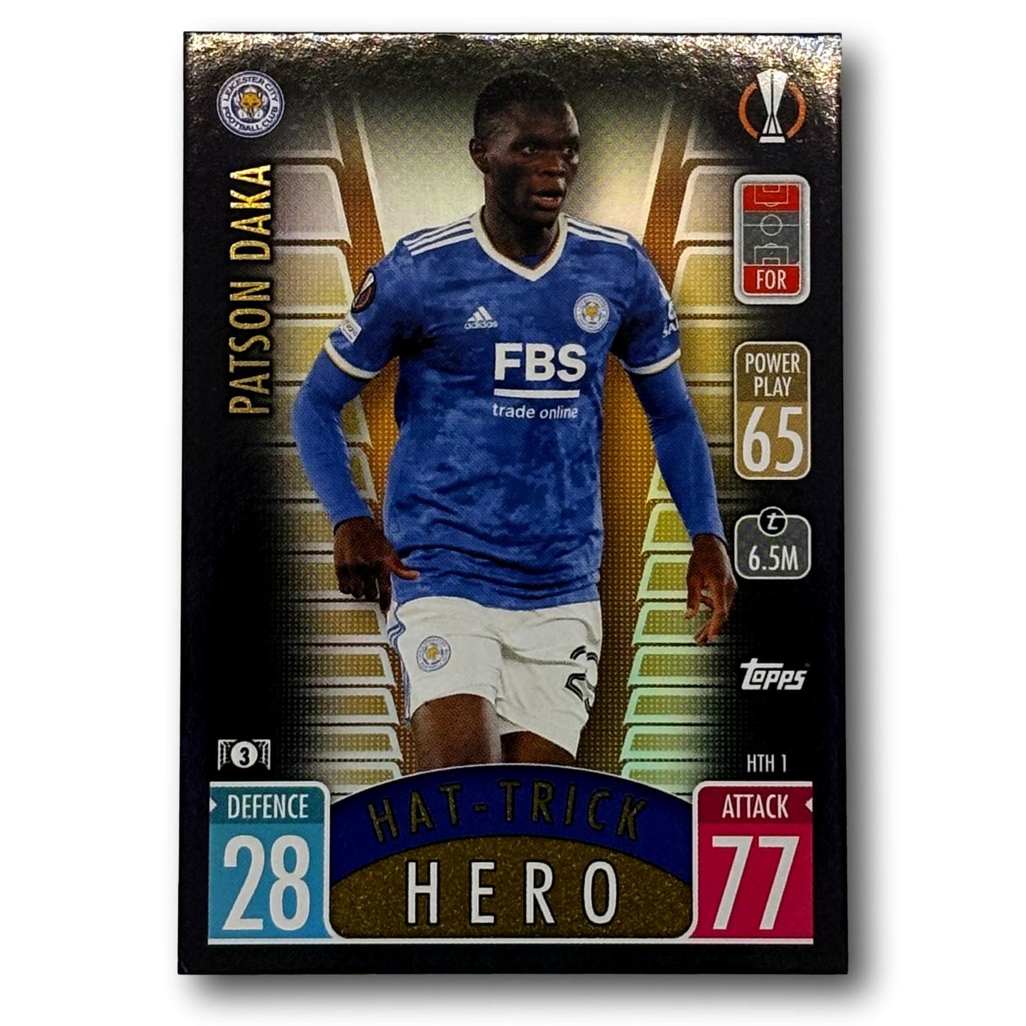 Topps Match Attax 2021/22 - Héros du triplé - Patson Daka
