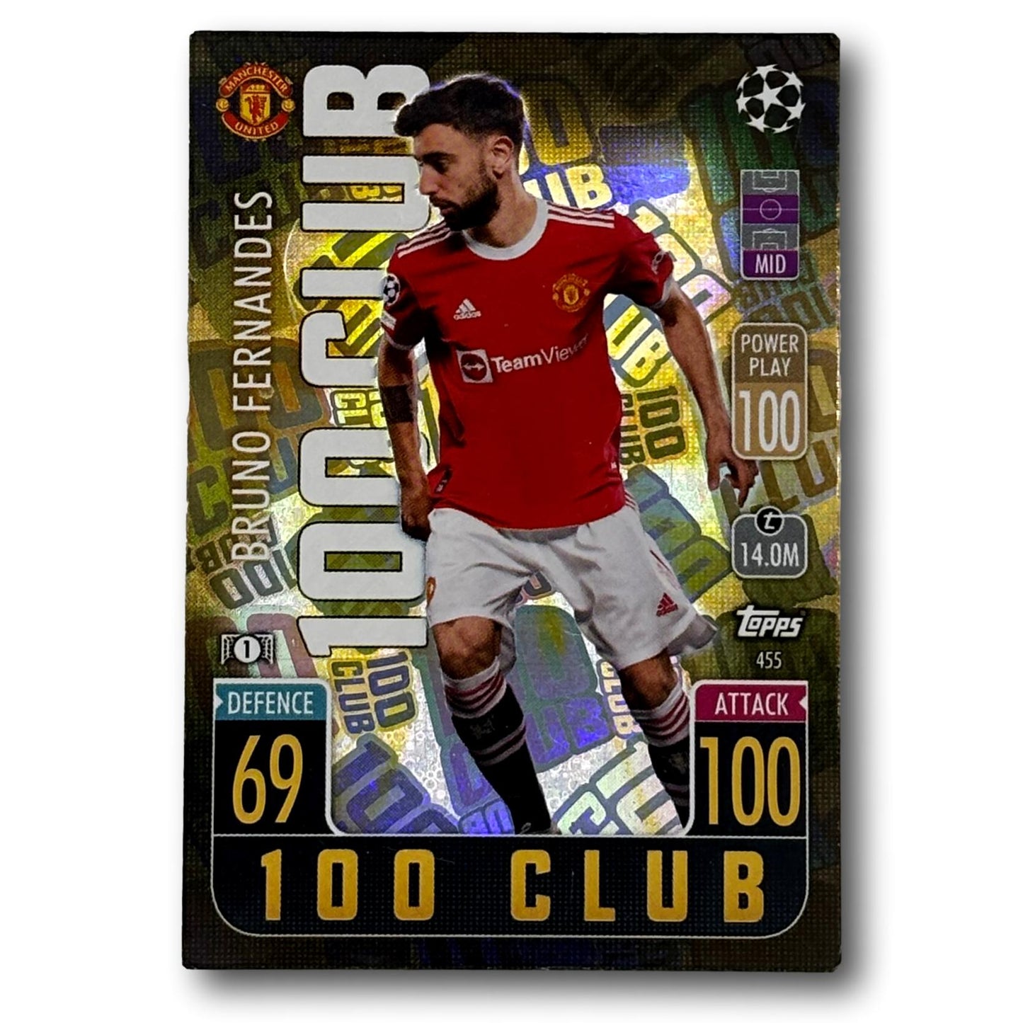 Topps Match Attax 2021/22 - 100 Club - Bruno Fernandes