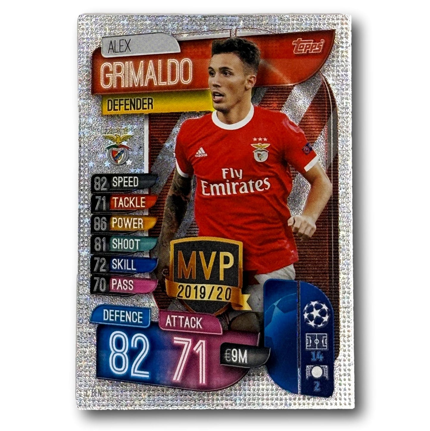 Topps Match Attax 2019/20 - MVP / Defender - Alex Grimaldo