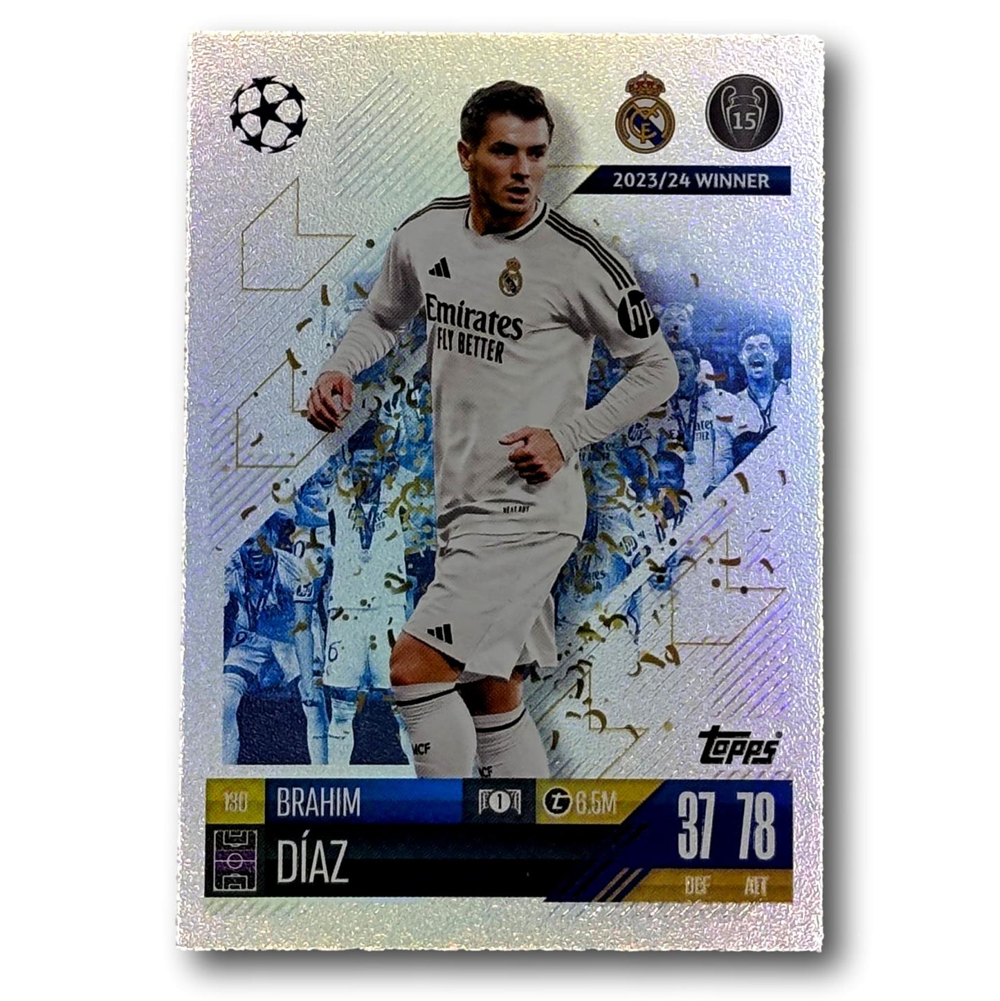 Topps Match Attax 2024/25 - 2023/24 Winner - Brahim Díaz