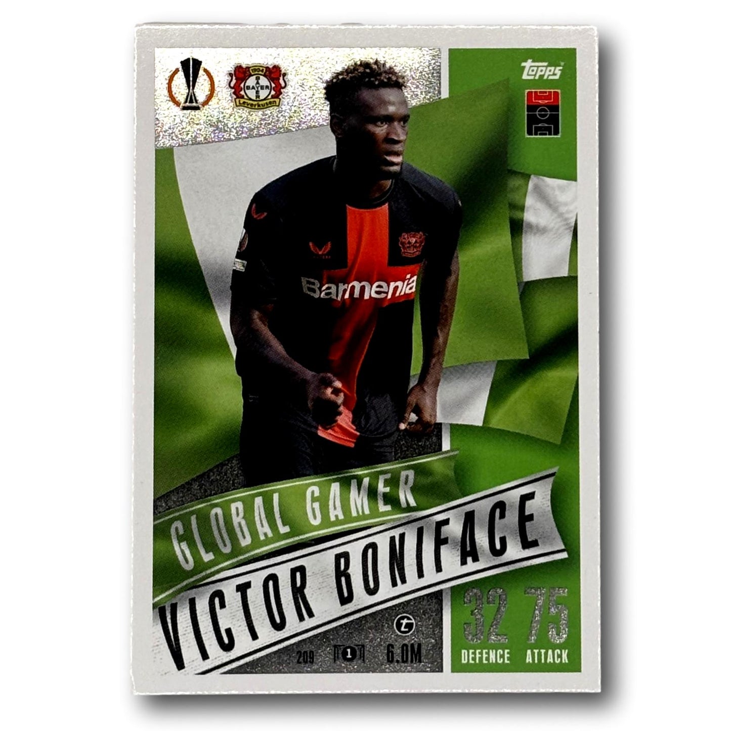 Topps Match Attax 2023/24 - Joueur international - Victor Boniface