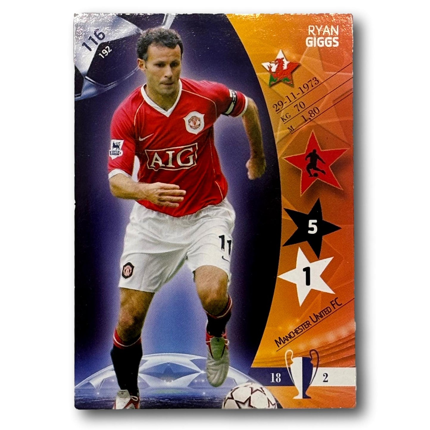 Panini UEFA Champions League 2006/07 - Ryan Giggs