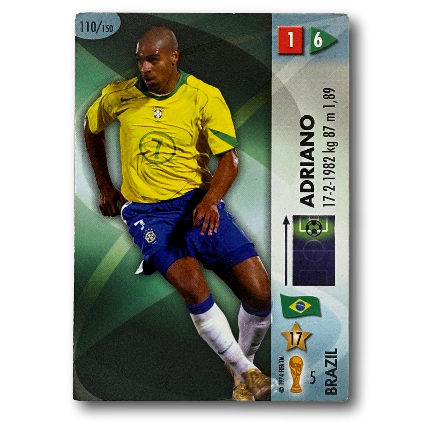 Panini Coupe du Monde de la FIFA 2006 - Adriano