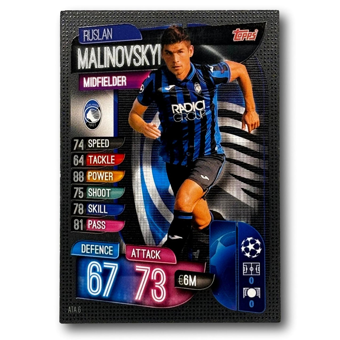 Topps Match Attax 2019/20 - Midfielder - Ruslan Malinovskyi