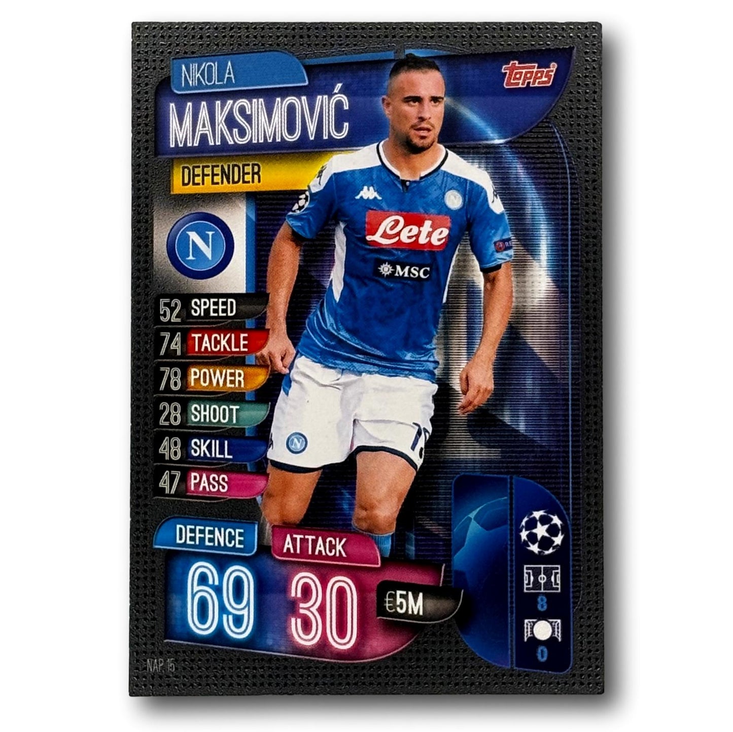 Topps Match Attax 2019/20 - Défenseur - Nikola Maksimović