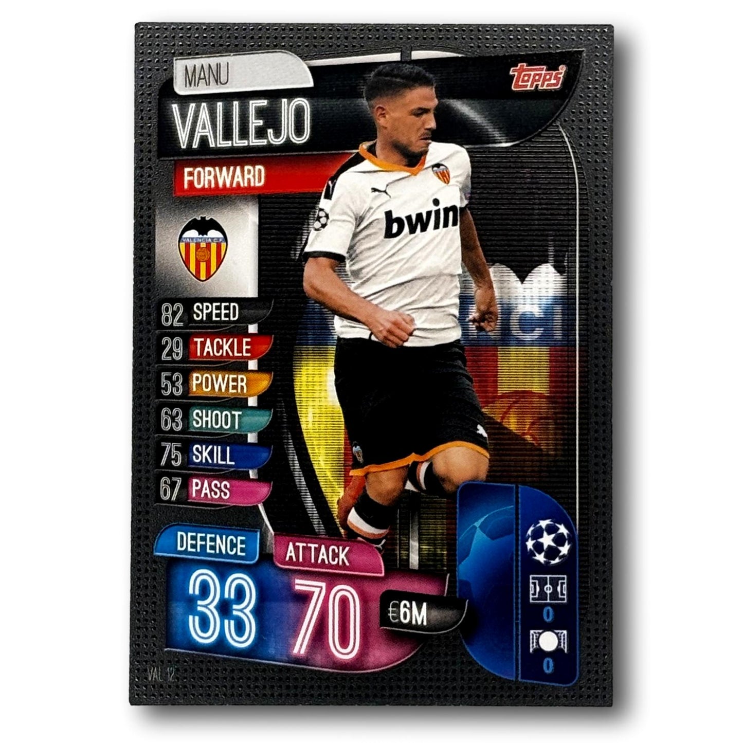 Topps Match Attax 2019/20 - Ailier - Manu Vallejo