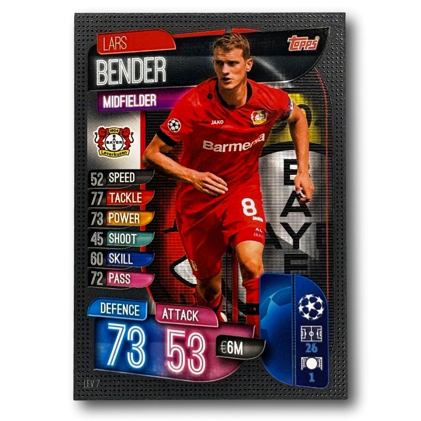 Topps Match Attax 2019/20 - Midfielder - Lars Bender