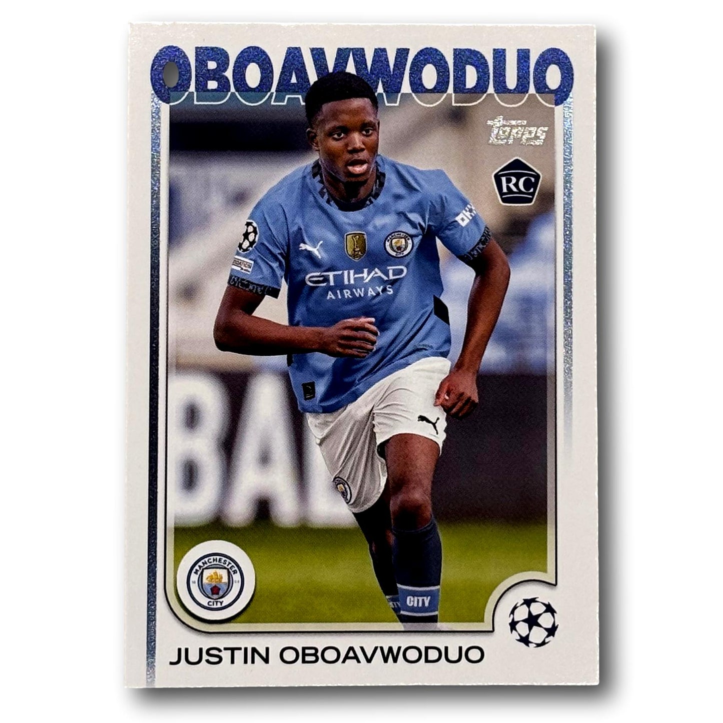 Topps UEFA Club Competition 2024/25 - Carte de recrue - Justin Oboavwoduo