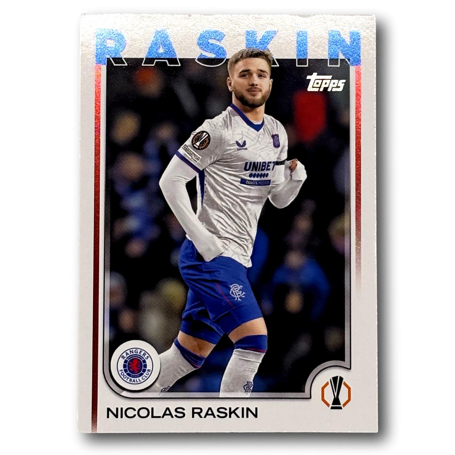 Compétition des clubs UEFA Topps 2024/25 - Nicolas Raskin