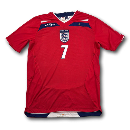 Angleterre - 2008-10 - Extérieur - L - Umbro - Beckham #7