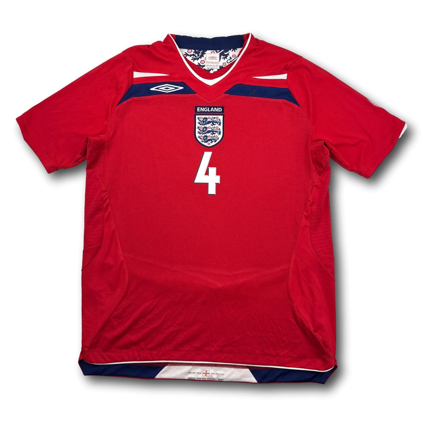 Angleterre - 2008-10 - Extérieur - L - Umbro - Gerrard #4