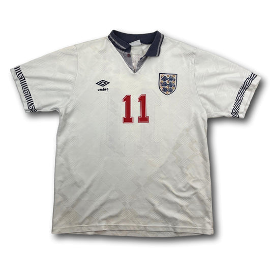 England - 1990-92 - Heim - M / L - Umbro - Barnes #11