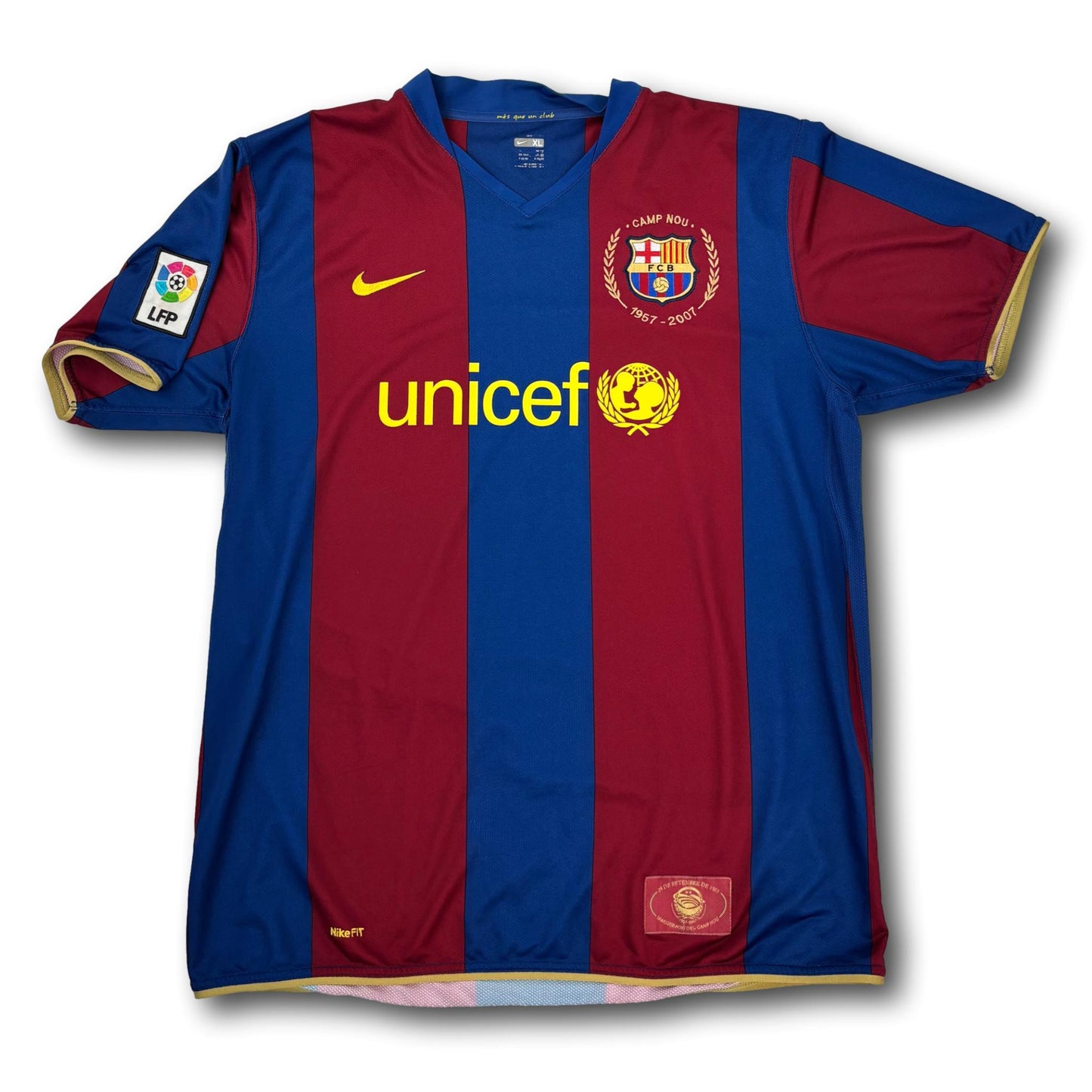 FC Barcelone - 2007-08 - Anniversaire - XL - Nike - Messi #19