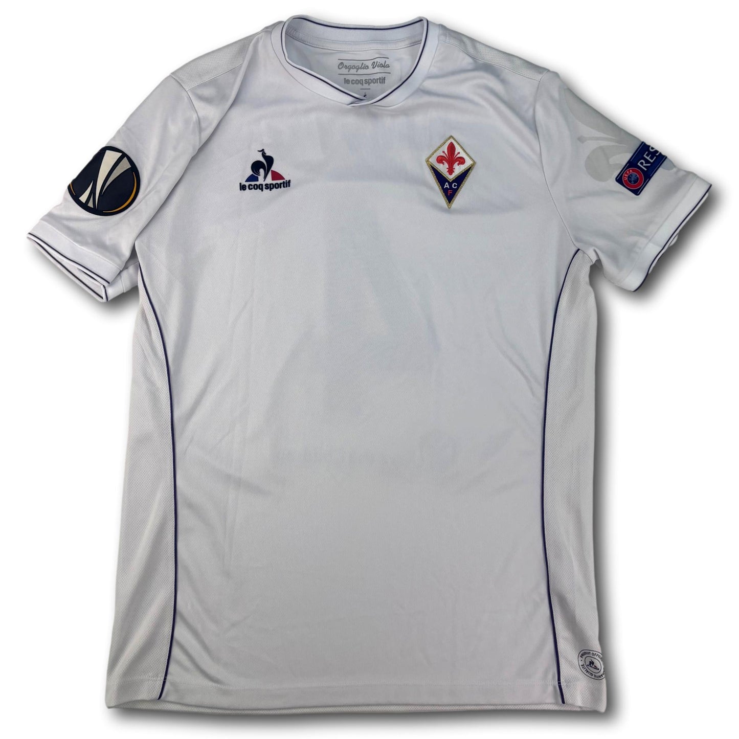 AC Fiorentina - 2015-16 - Matchworn - Away - L - Le Coq Sportif - Tomovic #4