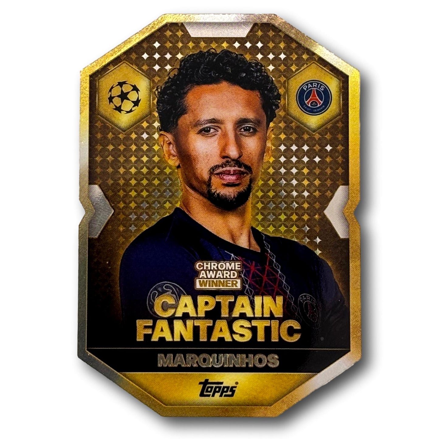 Topps Match Attax 2025/26 - Lauréat du prix Chrome - Maître des tirs lointains - Raphinha
