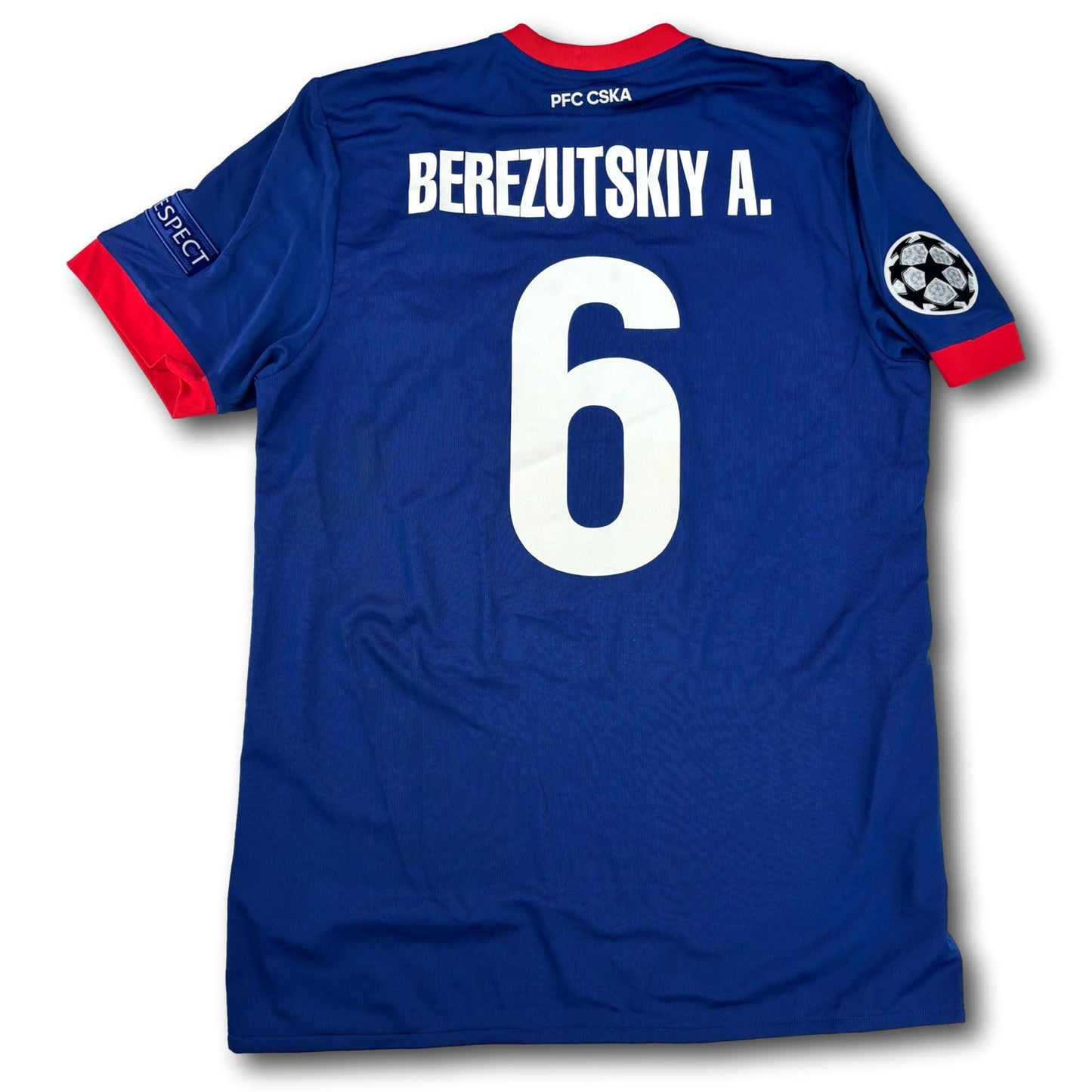 ZSKA Moskau - 2017-18 - Matchworn - Heim - L - adidas - Berezutskiy A. #6