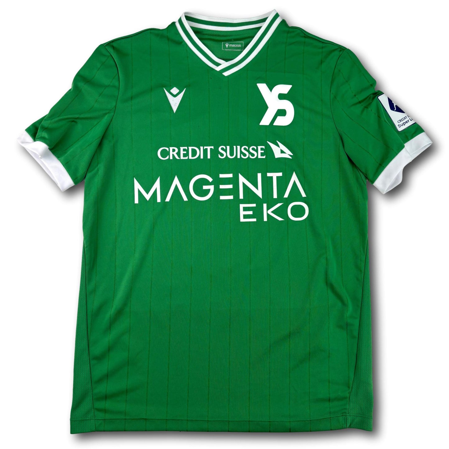 Yverdon Sport FC - 2024-25 - Matchworn - Home - L - Macron - Del Fabro #4