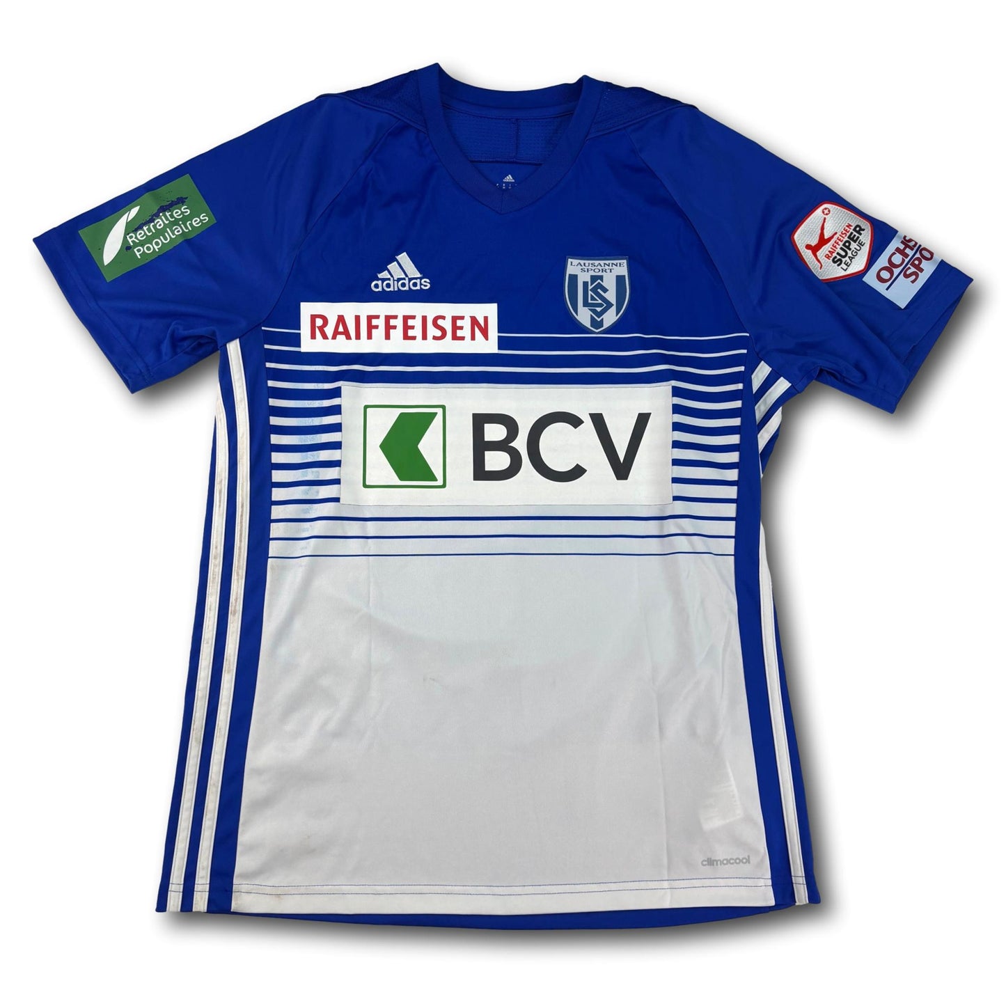 FC Lausanne-Sport - 2017-18 - Matchworn - Domicile - M - adidas - Getaz #30