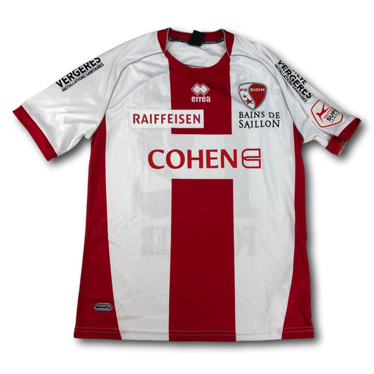 FC Sion - 2014-15 - Matchworn - Domicile - L - Errea - Follonier #12