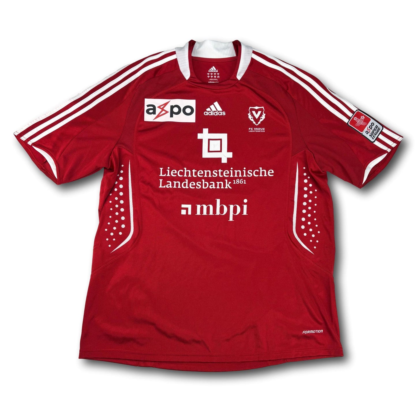 FC Vaduz - 2009-10 - Matchworn - Domicile - XL - adidas - Nickenig #3