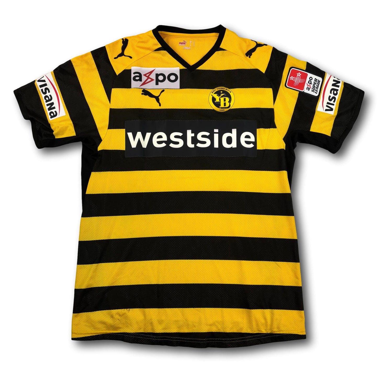 BSC Young Boys - 2008-10 - Maillot porté en match - Domicile - M - Puma - C. Schneuwly n° 14