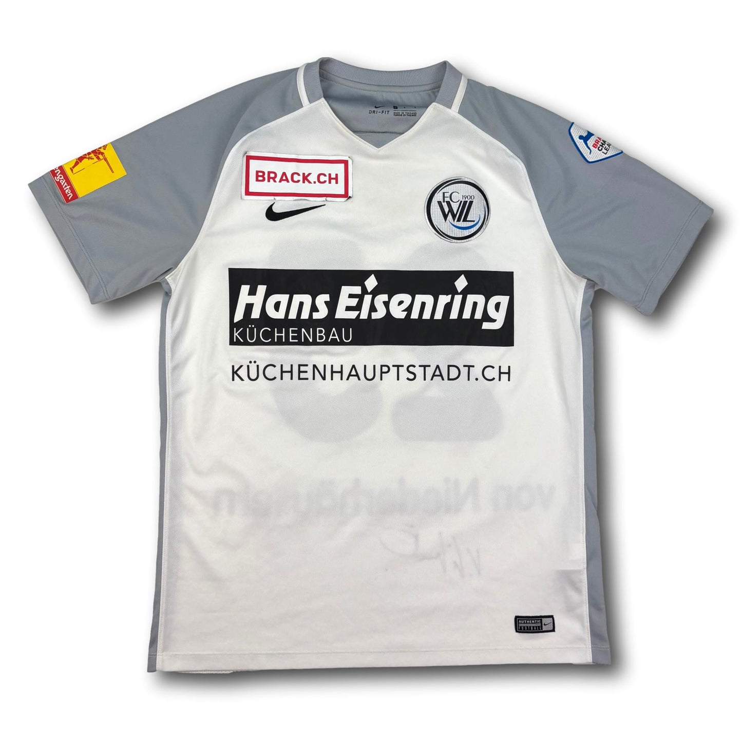 FC Wil - 2018-19 - Matchworn - Heim - L - Nike - von Niederhäusern #25 - signiert