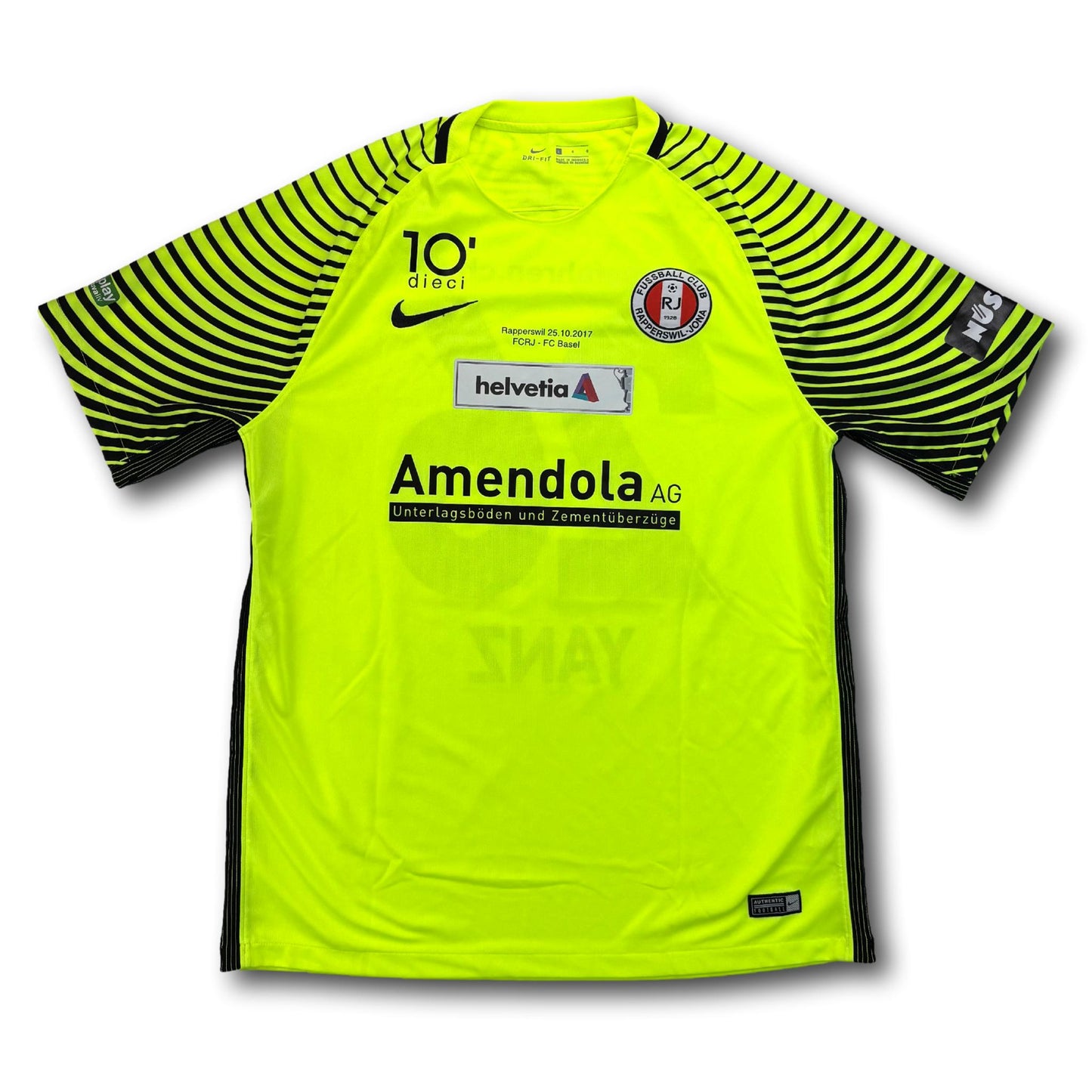 FC Rapperswil-Jona - 2017-18 - Matchworn - Torhüter - L - Nike - Yanz #26