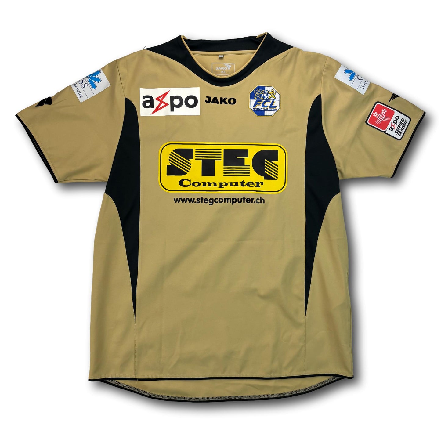 FC Luzern - 2006-07 - Matchworn - Auswärts - M / L - Jako - Wiss #24