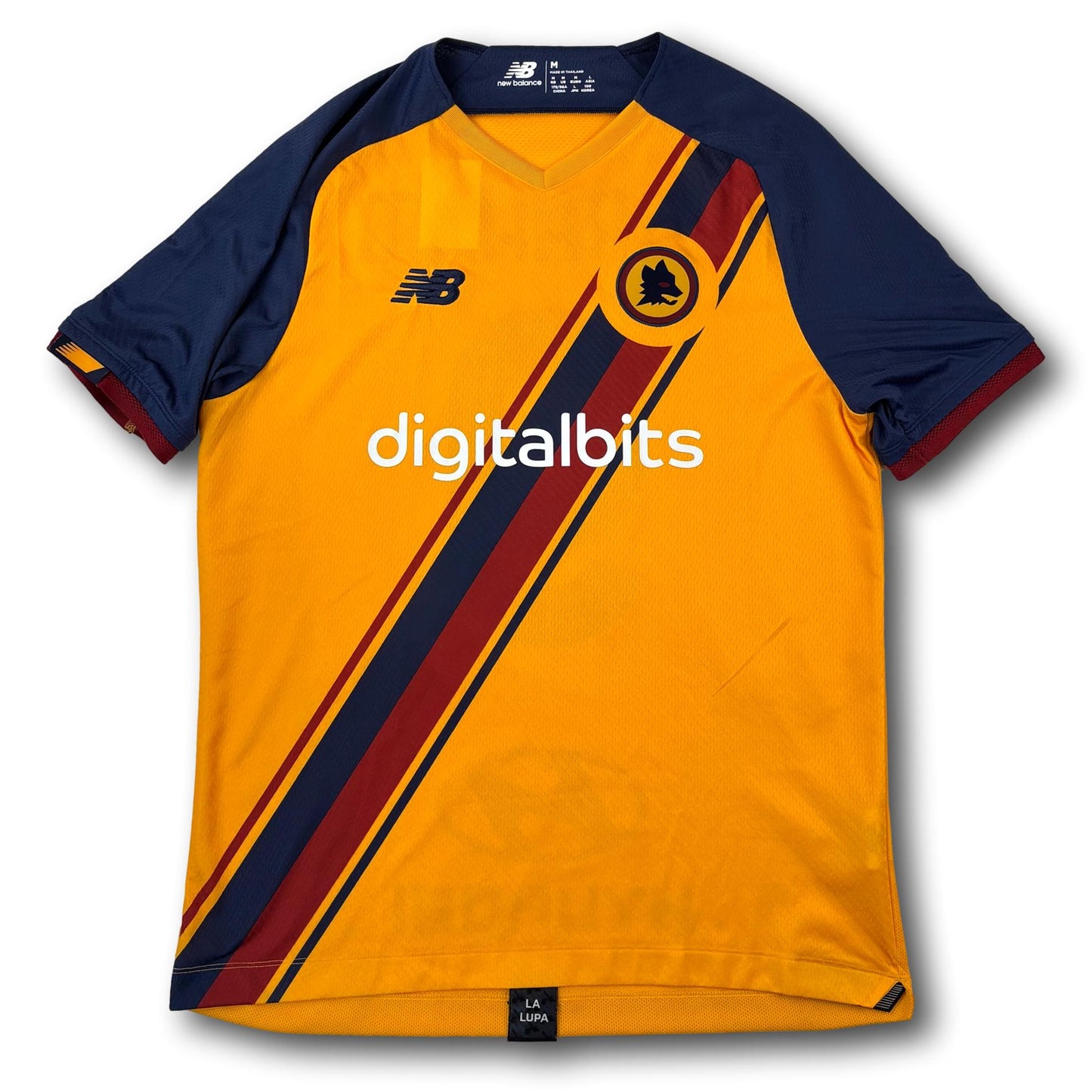 AS Roma - 2021-22 - Troisième maillot - M - New Balance - Abraham n°9
