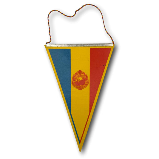 Roumanie contre Irlande du Nord - 1985 - Fanion