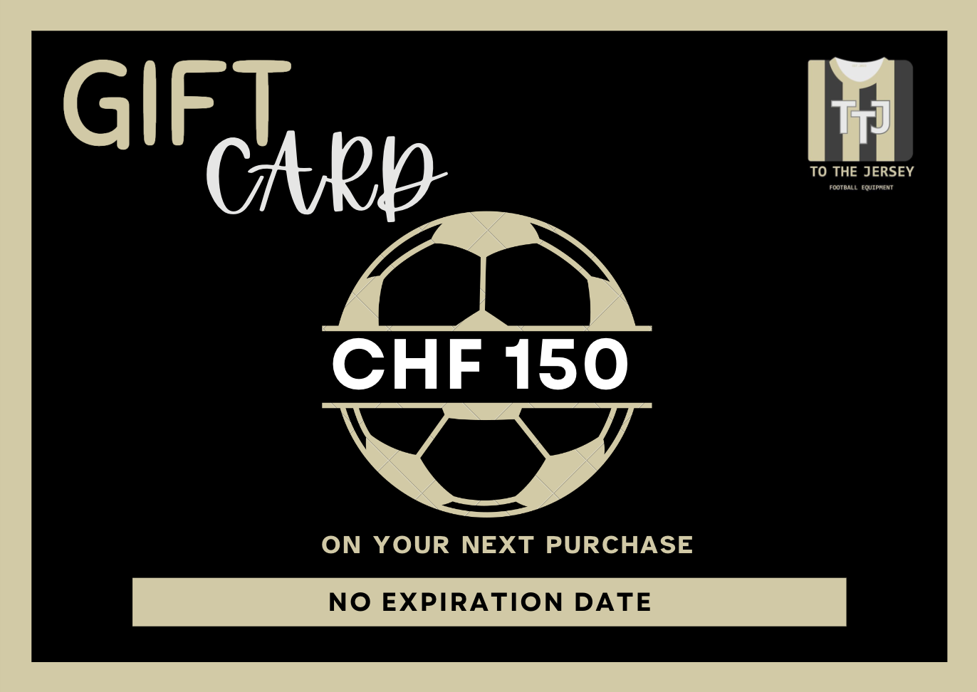 ToTheJersey Gift Certificate