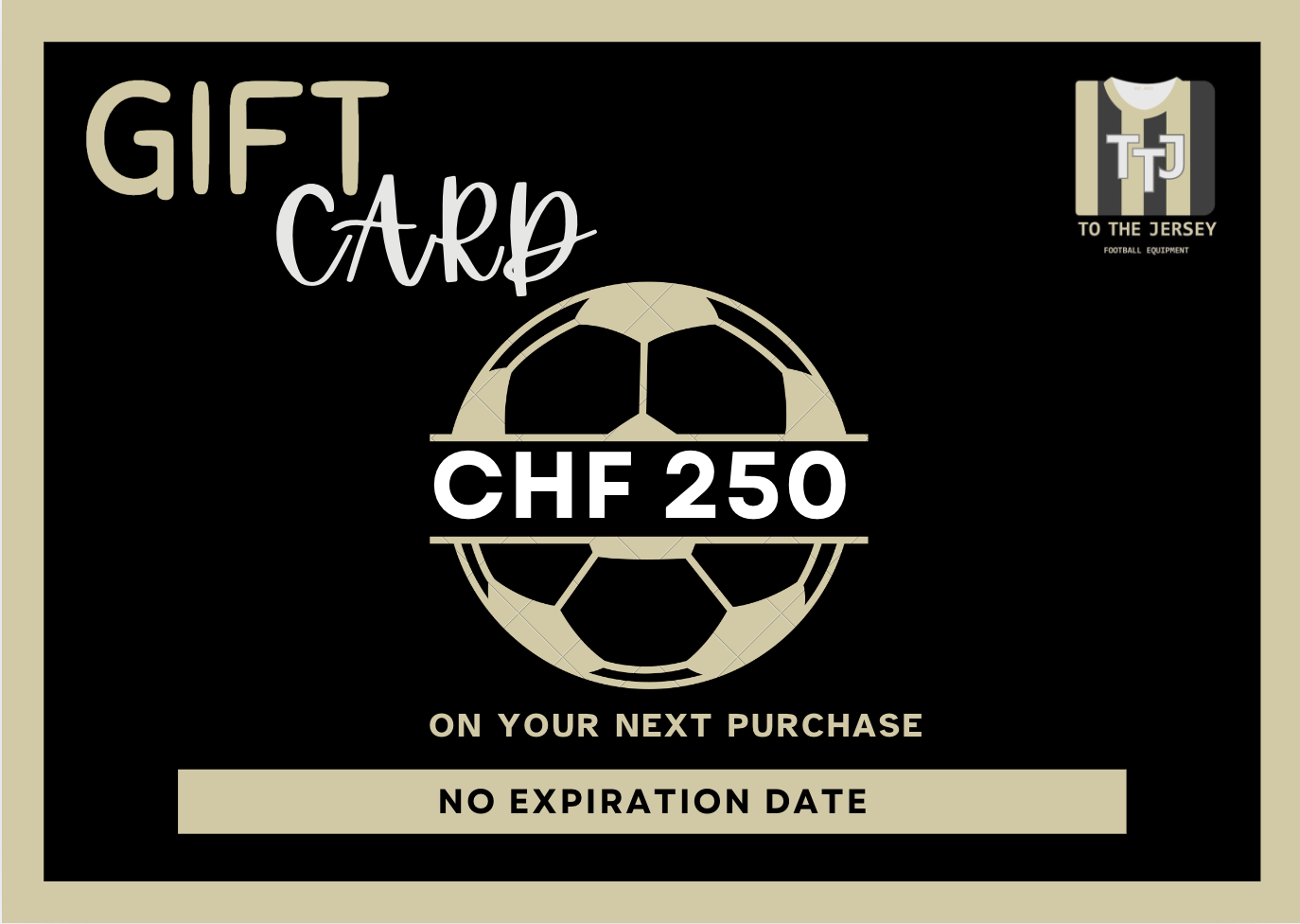 ToTheJersey Gift Certificate