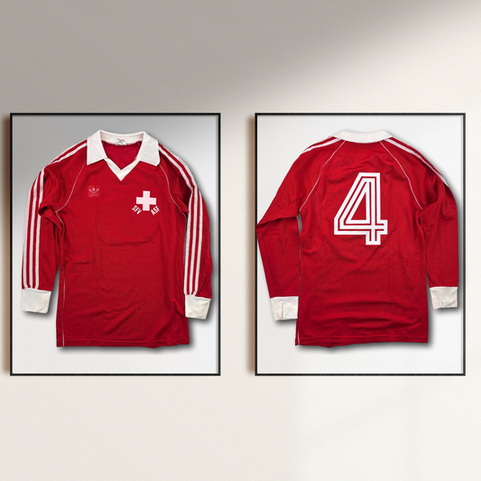 Schweiz - 1986 - Matchworn - Vintage - Heim - M - adidas - #4