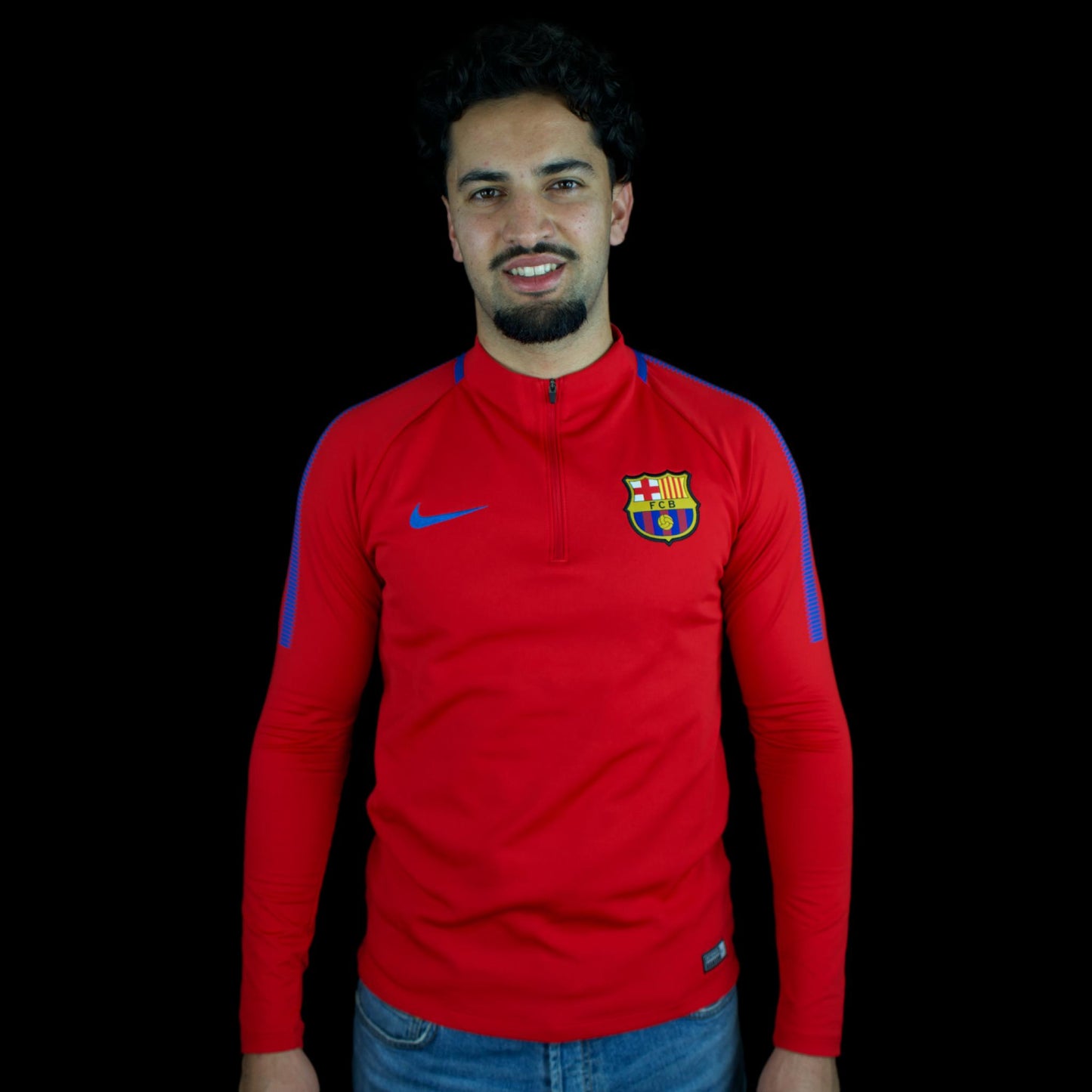 FC Barcelona - Fussballjacket - Training - 2017-18 - M - Nike