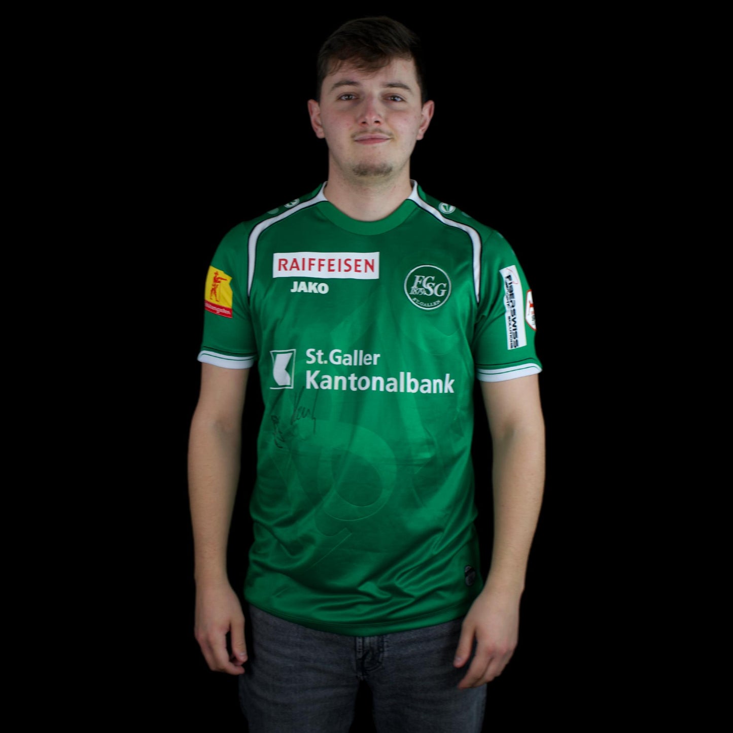 FC St.Gallen - 2014-15 - Heim - XL - Jako - Bunjaku #10 - signiert