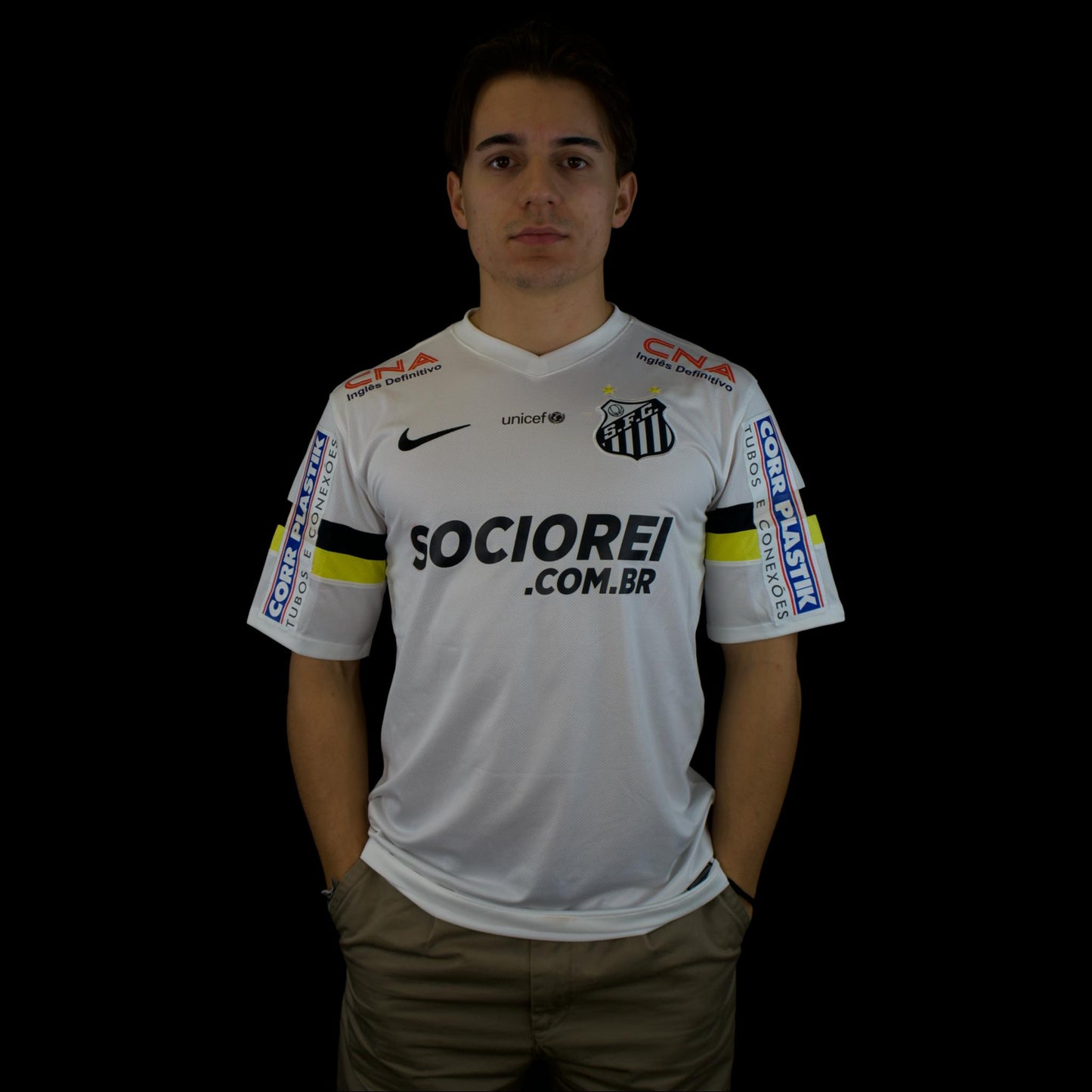 Santos FC - 2013-14 - Domicile - M - Nike - T. Ribeiro #11