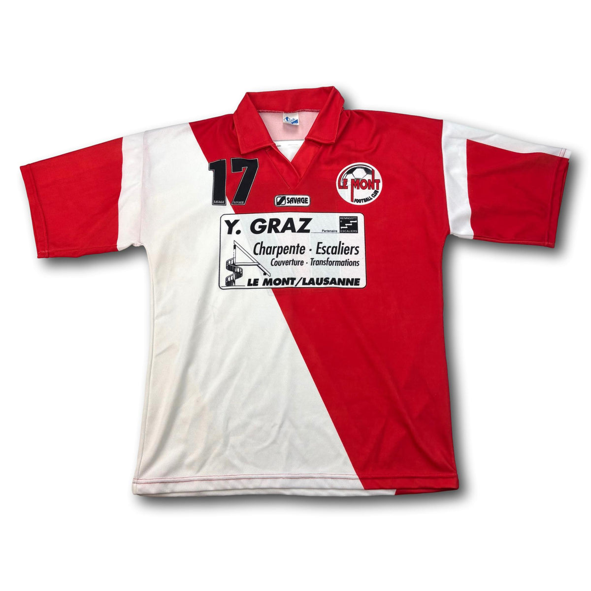 FC Le Mont - 1990er - Matchworn - Heim - M - Savage - #17