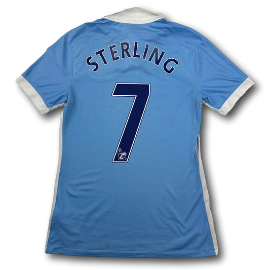 Manchester City - Saison 2015-2016 - Domicile - Taille M - Nike - Sterling n°7