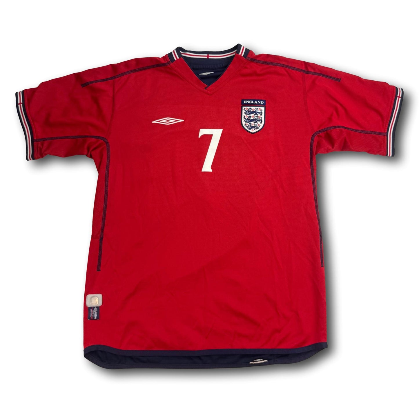 England - 2002-04 - Heim - L - Umbro - Beckham #7