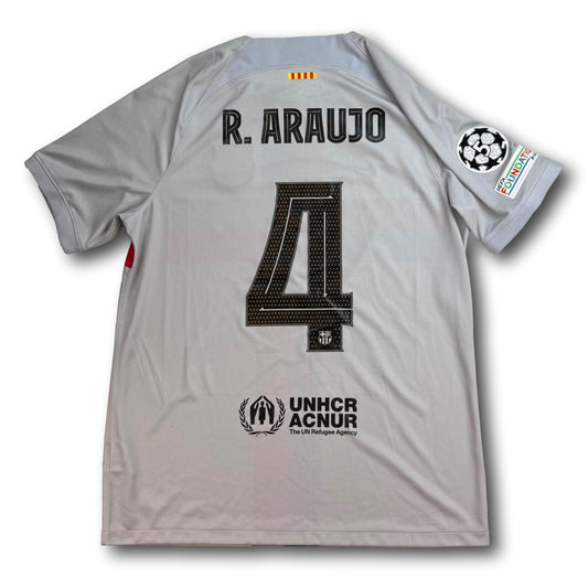 FC Barcelona - 2022-23 - Away - L - Nike - R. Araujo #4