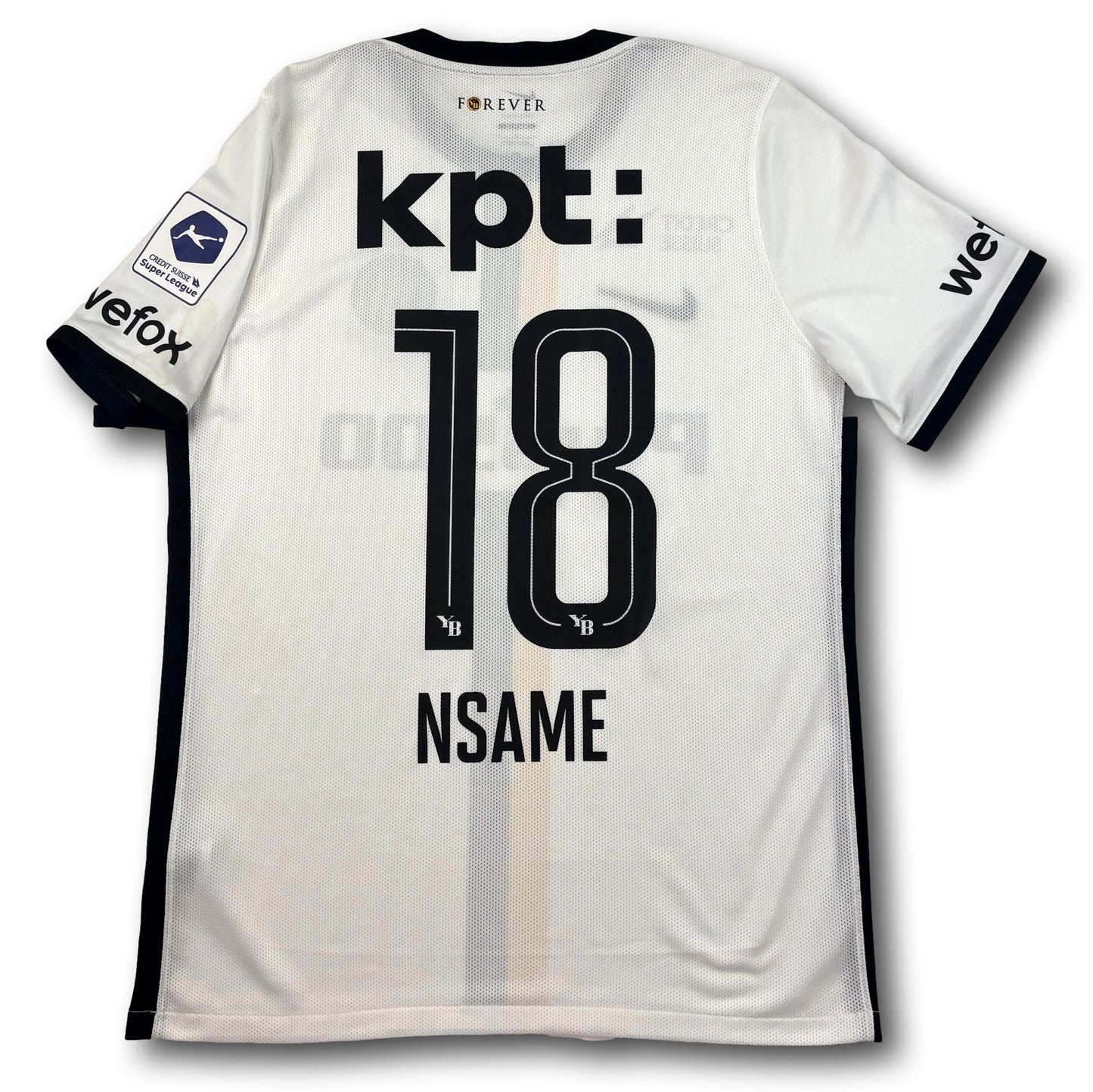 BSC Young Boys - 2022-23 - Préparé pour le match - Extérieur - L - Nike - Nsame #18